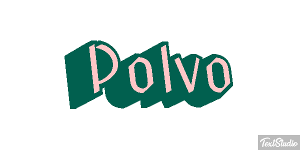 Polvo Tekst effect