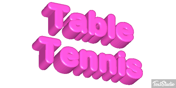 Table Tennis テキスト効果