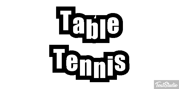Table Tennis テキスト効果