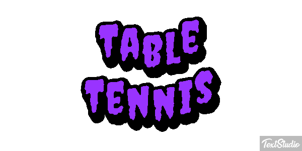 Table Tennis テキスト効果