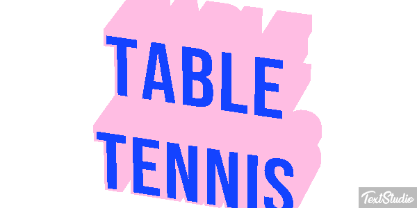 Table Tennis テキスト効果