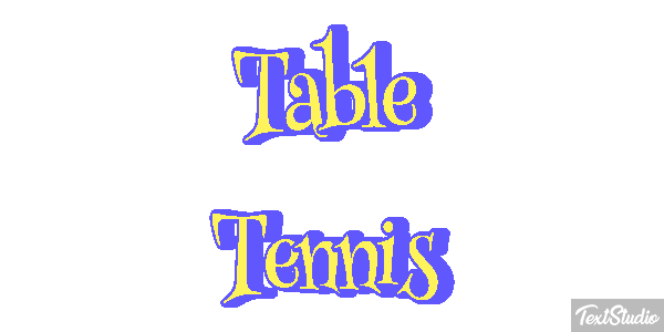 Table Tennis テキスト効果