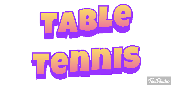Table Tennis テキスト効果