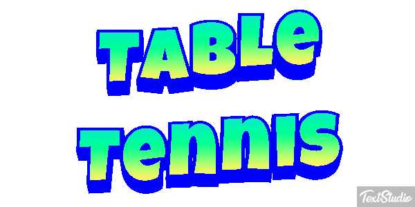 Table Tennis テキスト効果