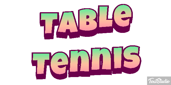 Table Tennis テキスト効果