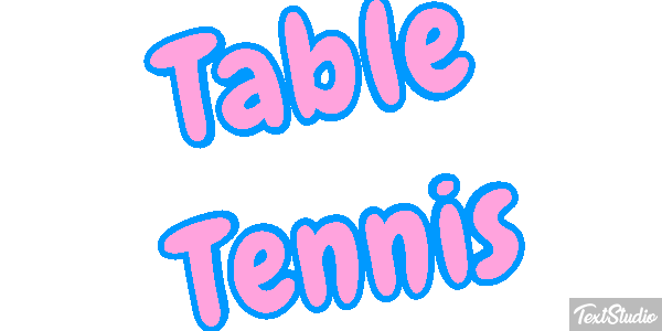Table Tennis テキスト効果