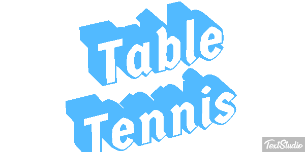 Table Tennis テキスト効果