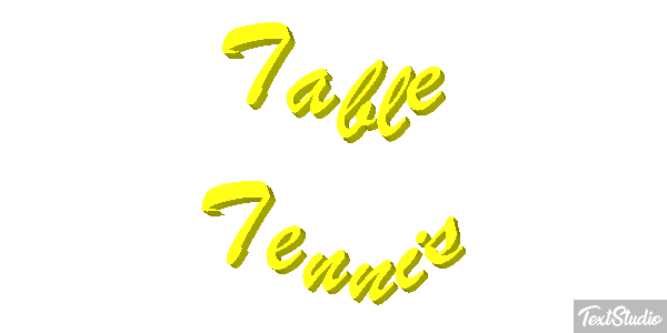 Table Tennis テキスト効果
