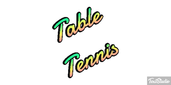Table Tennis テキスト効果
