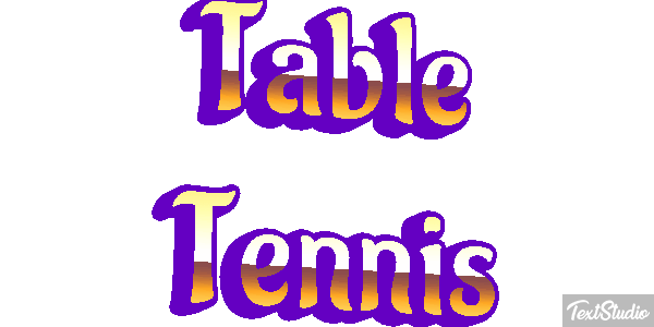 Table Tennis テキスト効果