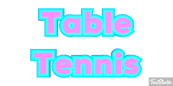 Table Tennis テキスト効果