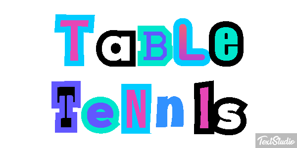 Table Tennis テキスト効果