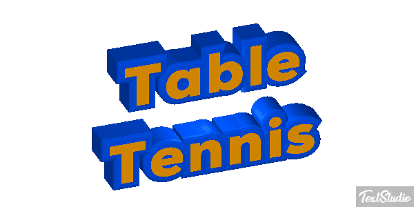 Table Tennis テキスト効果