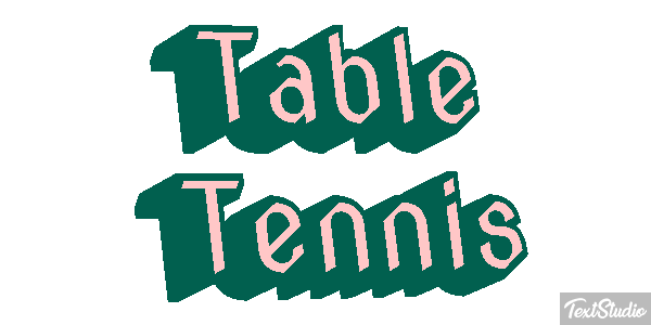 Table Tennis テキスト効果