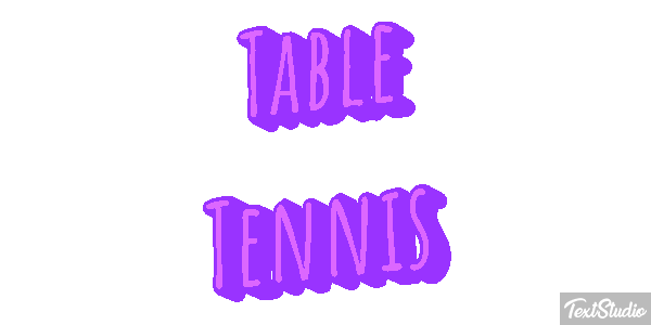Table Tennis テキスト効果