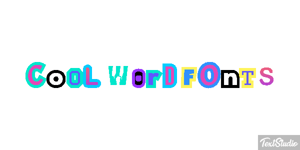 Cool Word Fonts テキスト効果