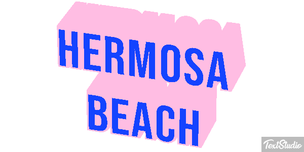 Hermosa Beach Effetto testo