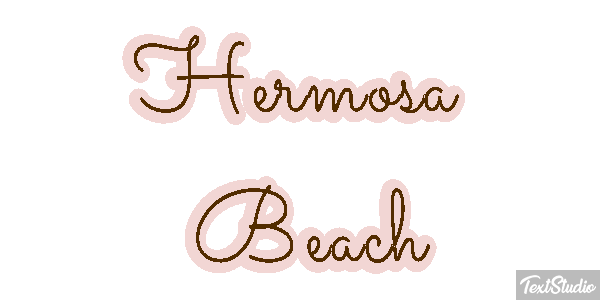 Hermosa Beach Effetto testo