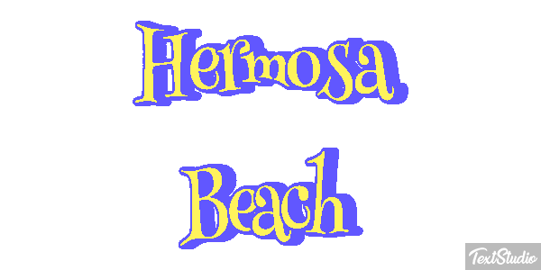 Hermosa Beach Effetto testo