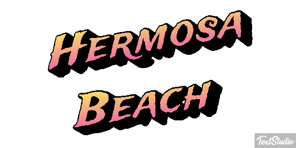 Hermosa Beach Effetto testo