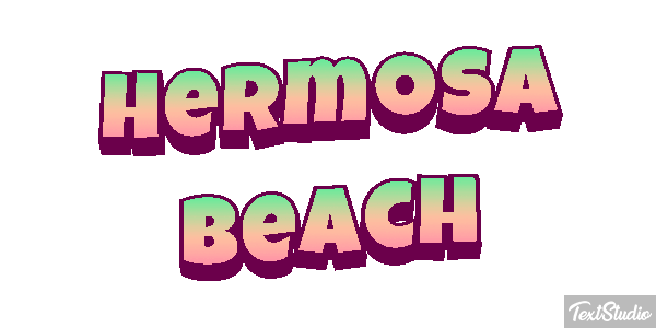 Hermosa Beach Effetto testo