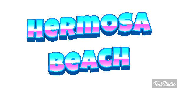 Hermosa Beach Effetto testo