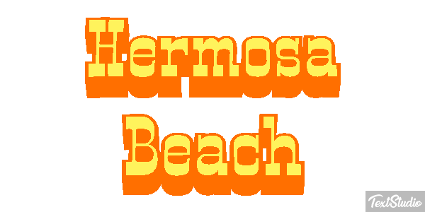 Hermosa Beach Effetto testo