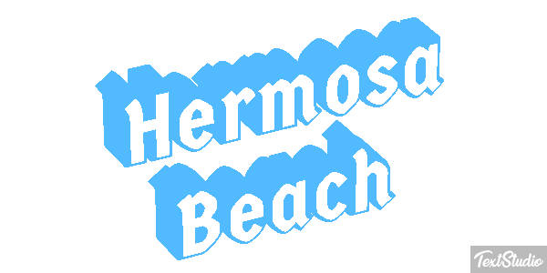 Hermosa Beach Effetto testo