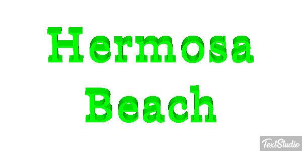 Hermosa Beach Effetto testo