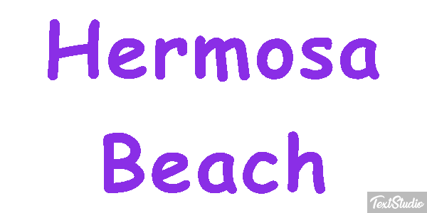Hermosa Beach Effetto testo