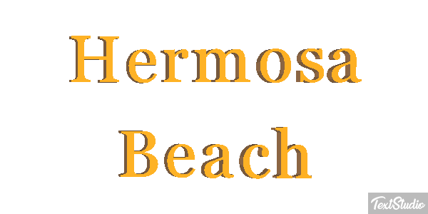 Hermosa Beach Effetto testo