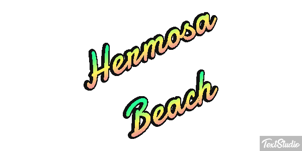 Hermosa Beach Effetto testo