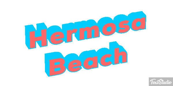 Hermosa Beach Effetto testo