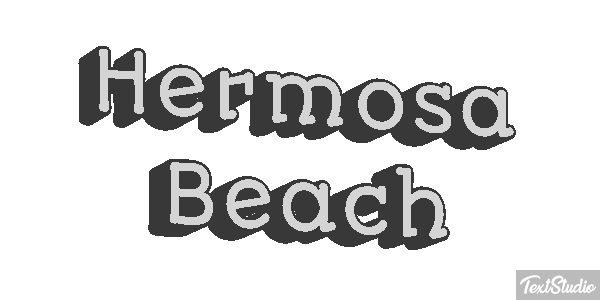 Hermosa Beach Effetto testo