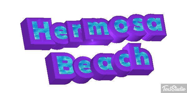 Hermosa Beach Effetto testo