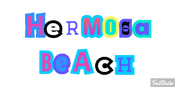 Hermosa Beach Effetto testo