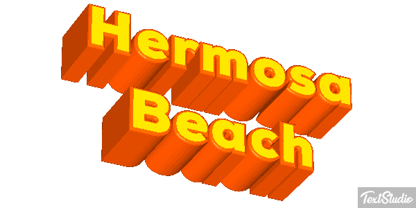 Hermosa Beach Effetto testo