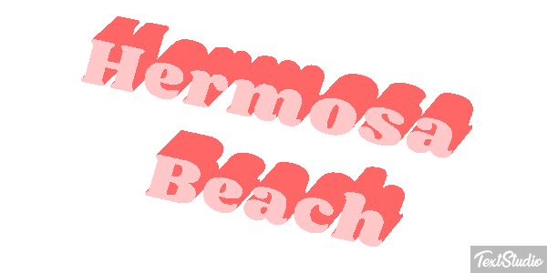 Hermosa Beach Effetto testo
