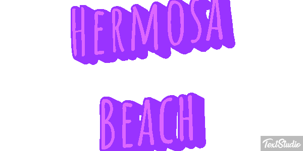 Hermosa Beach Effetto testo