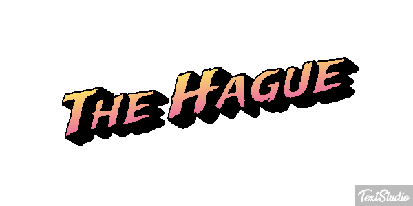 The Hague Texteffekt