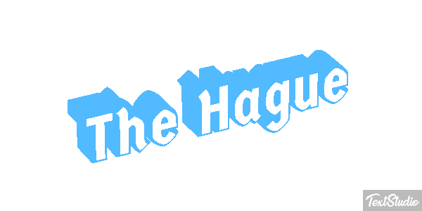 The Hague Texteffekt