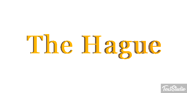 The Hague Texteffekt