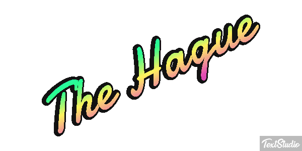 The Hague Texteffekt