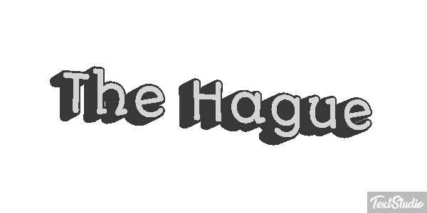 The Hague Texteffekt