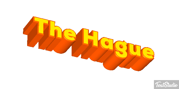 The Hague Texteffekt