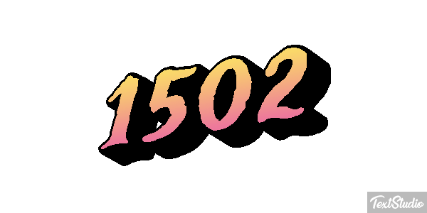 1502 Text effect