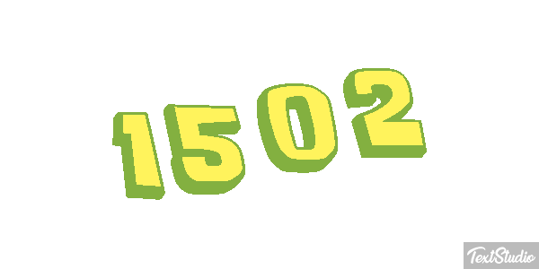 1502 Text effect