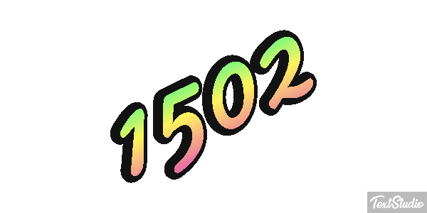 1502 Text effect