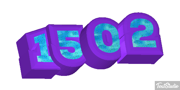 1502 Text effect
