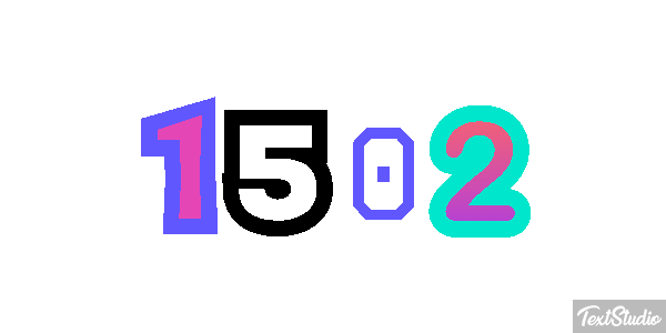 1502 Text effect
